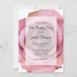 Bjud Lila Vår Ro födelsedag Inbjudningar