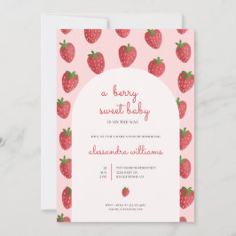 Bjud på Berry Sweet Baby Baby Shower Inbjudningar
