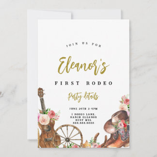 Bjud på födelsedagen i Westerna Land Inbjudningar