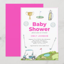 Bjud på Golf Girl Baby Shower