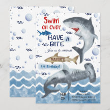 Bjud på haj på födelsedagen