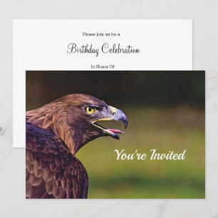 Bjud på Hawk Birthday Inbjudningar