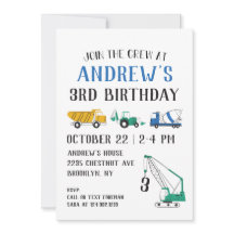 Bjud på modern byggplats på födelsedagen