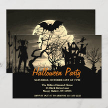 Bjud på Spooky Full Moon Halloween fest