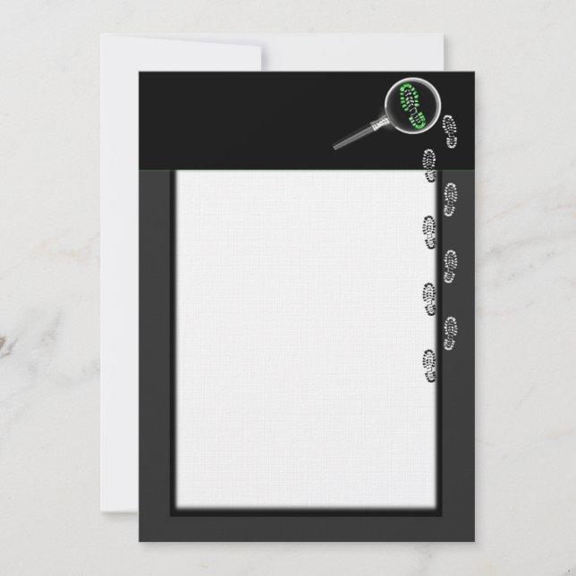 Bjud till brottsscenundersökare inbjudningar (Framsida)
