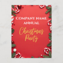 Bjud till jul-Party Red-Candy cane