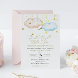 Bjud upp gender, Twinkle Little Star Inv Inbjudningar