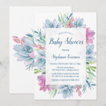 Bjuda in babyskor med vattenfärg