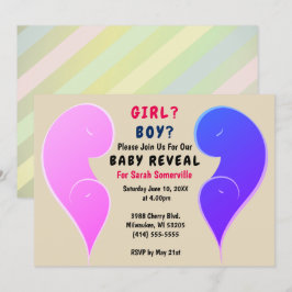 Bjuda in från Baby-rekalvpartiet Flickor eller Boy Inbjudningar