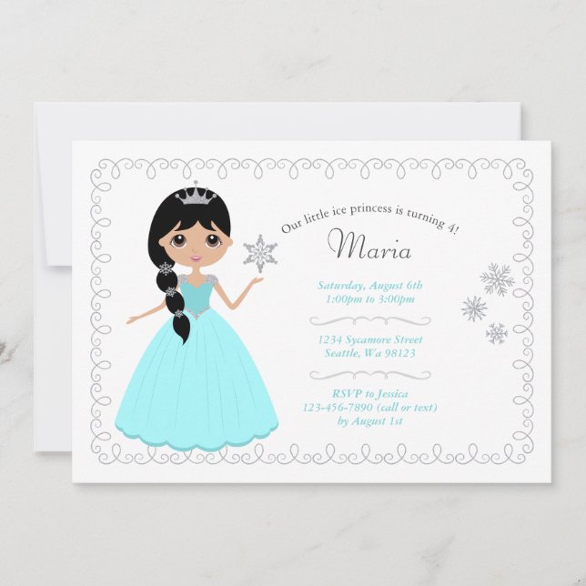 Bjuda in från Flickor på födelsedagen Inbjudningar (Framsida)