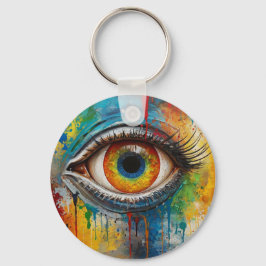 bjuda in öga nyckelring