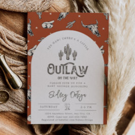Bjuda in vilda western Shower-inbjudningar | Cowbo Inbjudningar