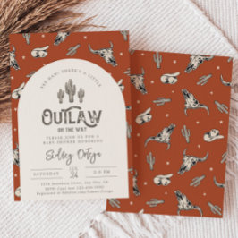 Bjuda in vilda western Shower-inbjudningar | Cowbo Inbjudningar