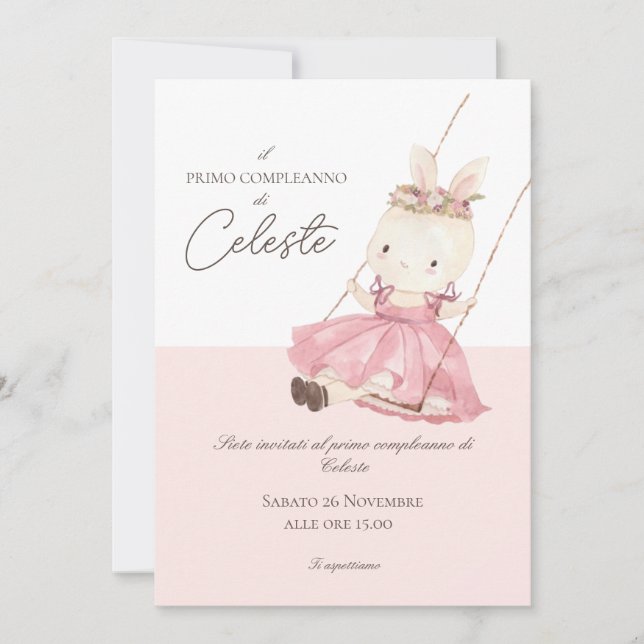 Bjuddagsinbjudan | Baptism-inbjudan Inbjudningar (Framsida)