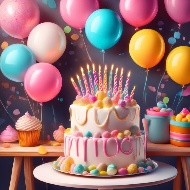 Bjuddagsinbjudan Inbjudningar (Skapare uppladdad)