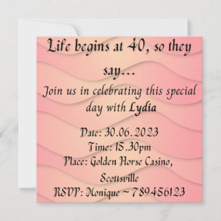 Bjuddagsinbjudningar Inbjudningar