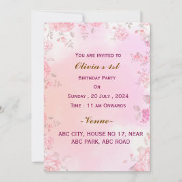 Bjuddagsinbjudningar Inbjudningar