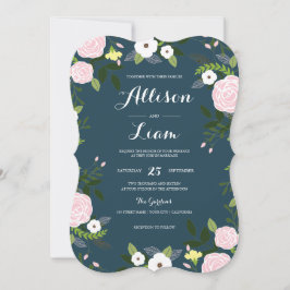 Bjudinbjudan till Blommigten Garden Wedding Inbjudningar