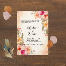 Bjudinbjudan till blomsterblommor