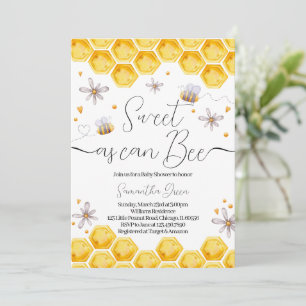 Bjudning till baby shower med bin inbjudningar