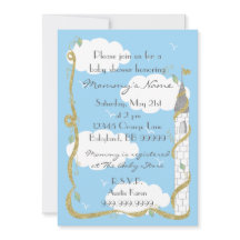 Bjukbildsinbjudan. Guld/Silver Castle