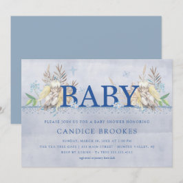 Bjukbildsinbjudningar | Angel Baby Inbjudningar