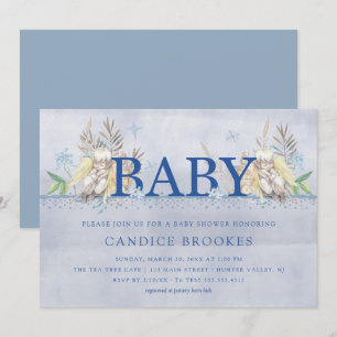 Bjukbildsinbjudningar Angel Baby Inbjudningar