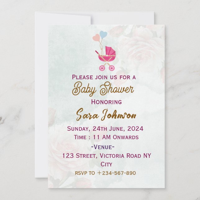 Bjukbildsinbjudningar Inbjudningar (Framsida)
