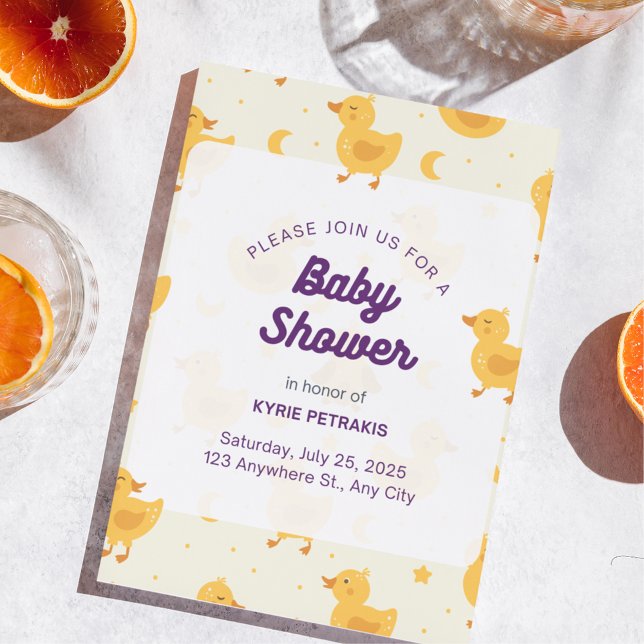 Bjukinbjudan till en slussare för spädbarn i Party Flygblad (Skapare uppladdad)