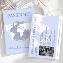 Bjukinbjudan till Passport Thenzed Blue Boy Baby S