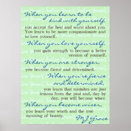 BK2YS | "Kärlek Yourself First" Poster