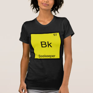 Bk - för kemiinslag för Beekeeper rolig T Shirt