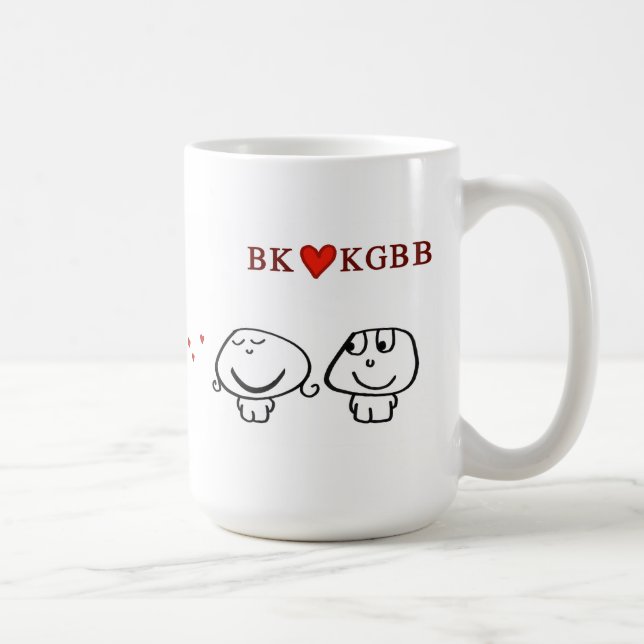 "BK-hjärta KGBB ", Kaffemugg (Höger)