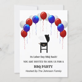 BK-partiets BQ-inbjudan till Red White and Blue La Inbjudningar