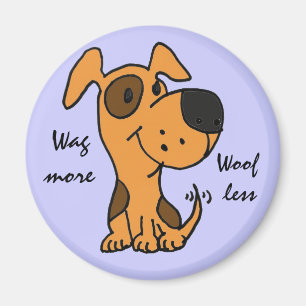 BK - Wag mer Woof mindre magnet