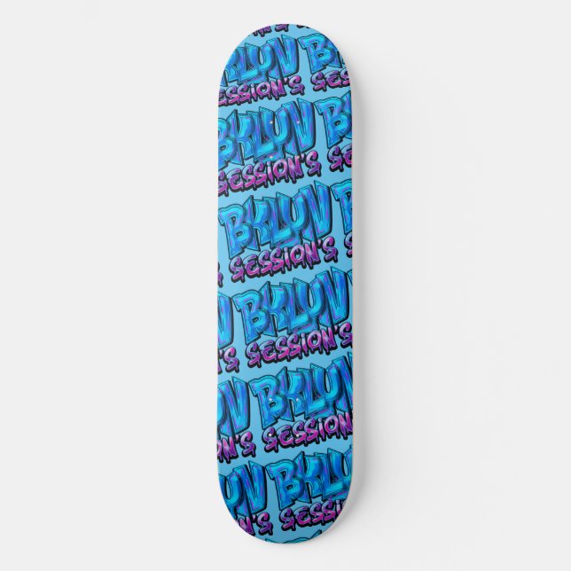 Bklyn Sessions Skateboard Deck (Framsida)