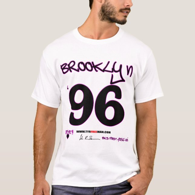 BKS FINEST BROOKLYN 96 SHIRT... T SHIRT (Framsida)