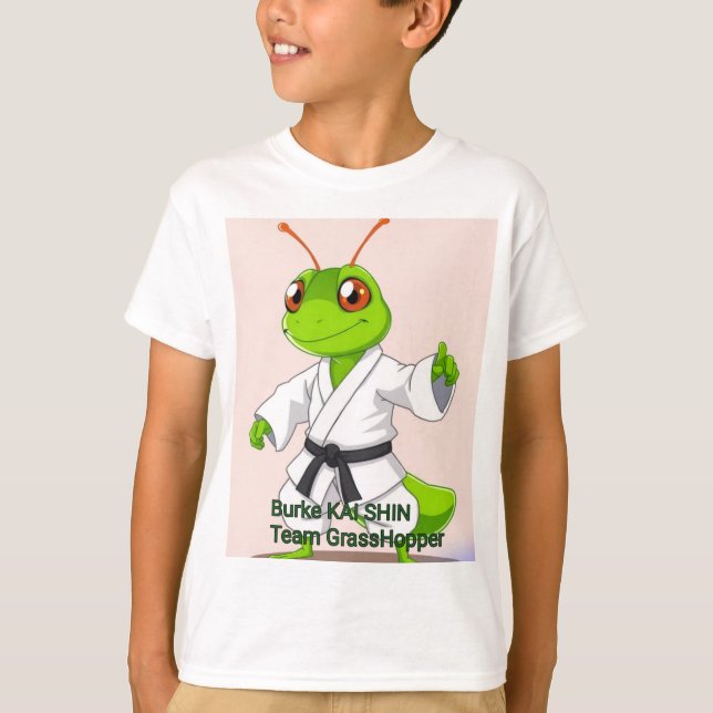BKSMA CHILDREN T TEAM GRASSHOPPER T SHIRT (Framsida)
