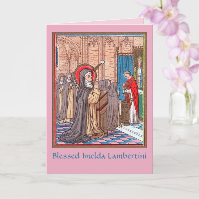 Bl. Imelda Lambertinis Miracle (VVP 010) Kort (Orkide)