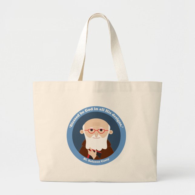 Bl. Solanus Casey Jumbo Tygkasse (Framsidan)