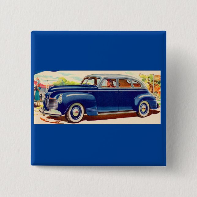blå 1941 Plymouth Knapp (Framsida)