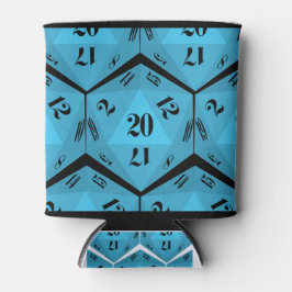 Blå-20-sidig Mönster