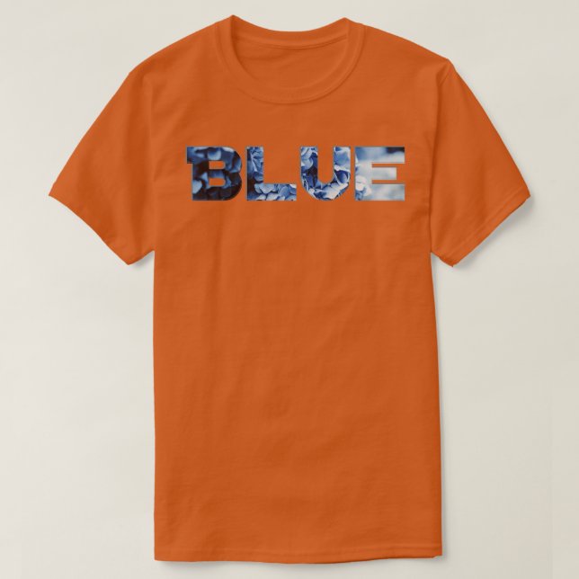 Blå 2 t shirt (Design framsida)