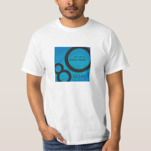 Blå 80-årsjubileum t shirt