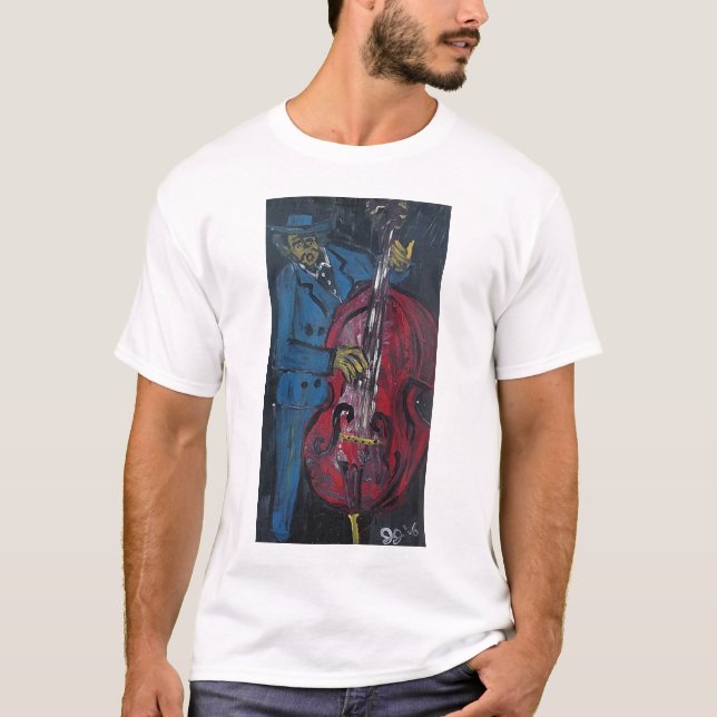 BLÅ ABBORRE T-SHIRT (Framsida)
