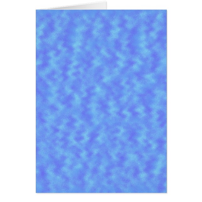 Blå Abstrakt Hälsningskort (Framsidan)
