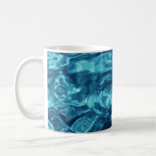 Blå Abstrakt Kaffemugg