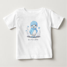 Blå akvarell Ankung T-shirt