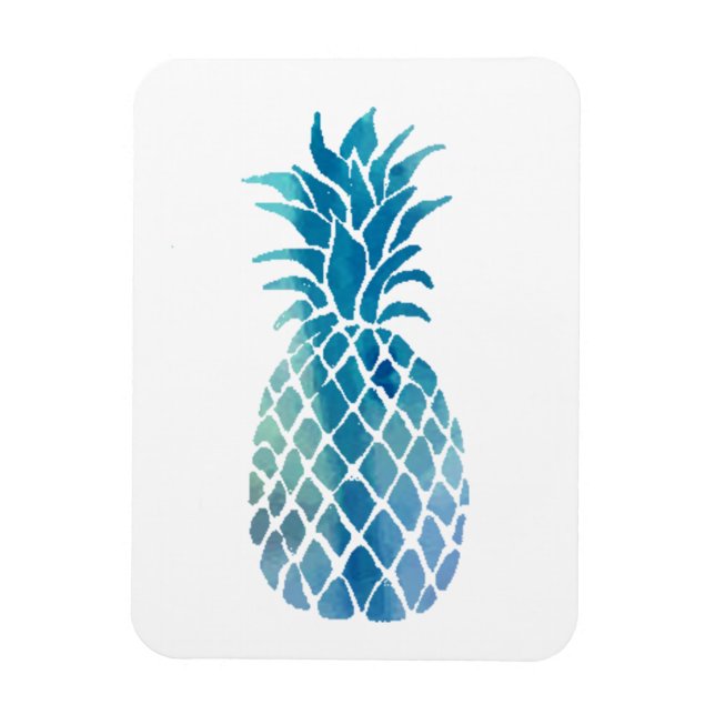 blå ananas magnet (Vertikal)