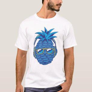 Blå ananas t shirt
